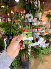 Load image into Gallery viewer, DUMPSTER FIRE PLANTER WITH HAWORTHIA