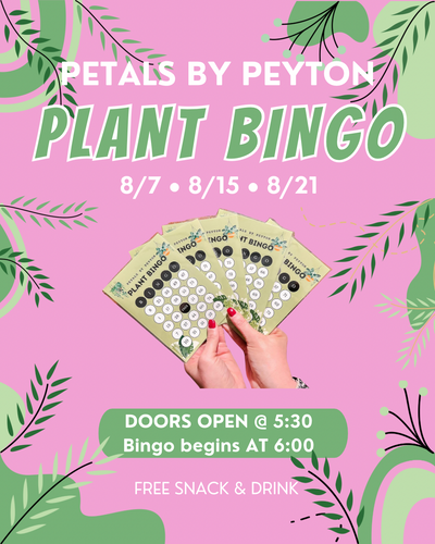 8/21 PLANT BINGO